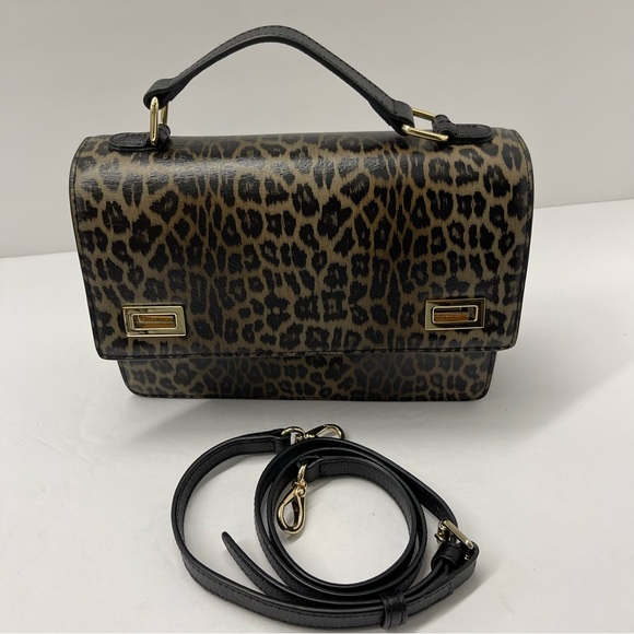 Henri Bendel West 57th RARE Leopard School Bag NWT/ Stripe Dustbin - Picture 7 of 16